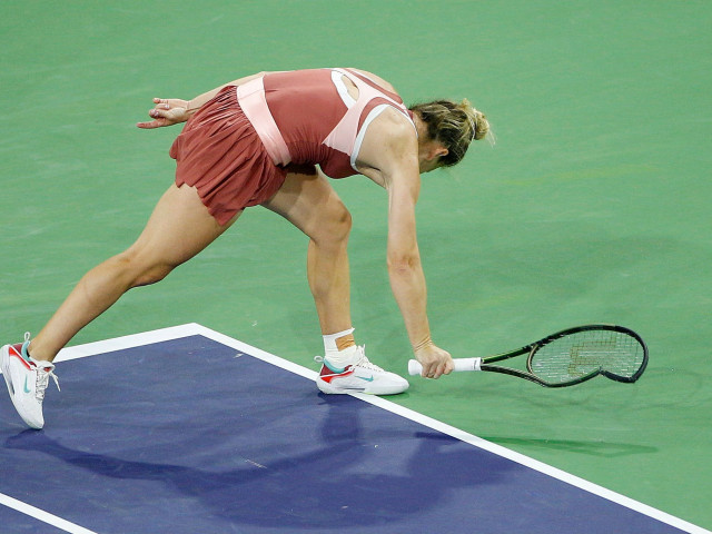 Video Momentul în care Simona Halep a cedat în meciul cu Iga Swiatek