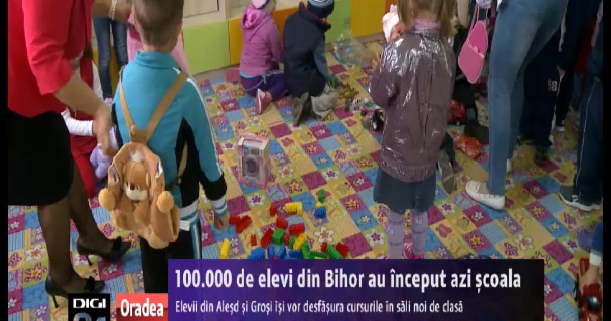 BIHOR Peste 700 de elevi din Aleșd și Groşi au început școala în săli