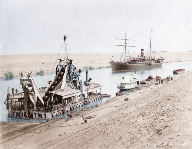 Jaroba auf dem Suezkanals / Photographie