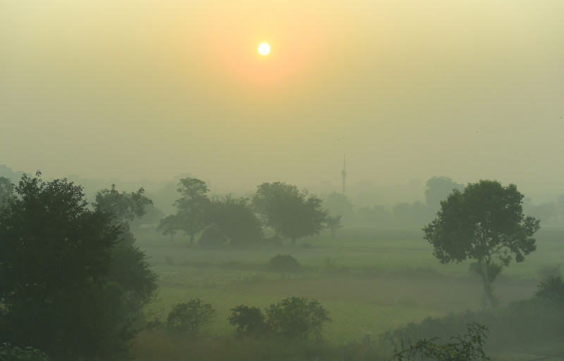 Thick Smog Engulf Delhi NCR, New Delhi, DLI, India - 16 Nov 2021