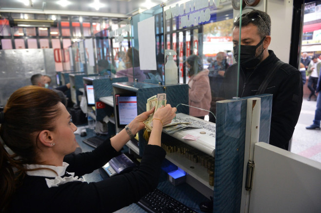 TURKEY ANKARA TURKISH LIRA EXCHANGE RATE RECORD LOW