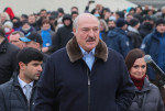 President Lukashenko visits refugee camp on Belarusian-Polish border