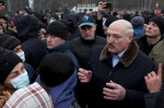 President Lukashenko visits refugee camp on Belarusian-Polish border