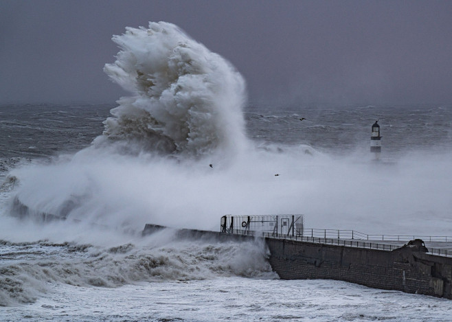 Storm Arwen, Yorkshire, UK - 27 Nov 2021