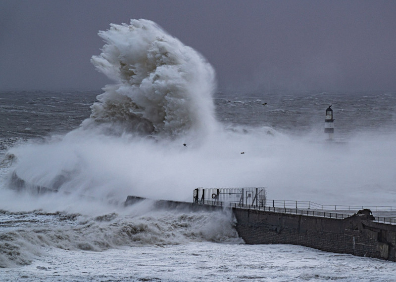 Storm Arwen, Yorkshire, UK - 27 Nov 2021