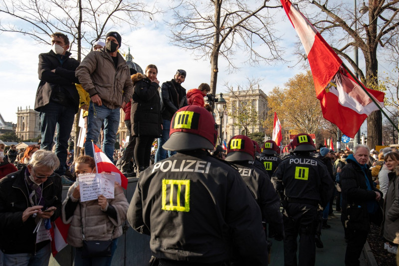 VIENNA - Protest