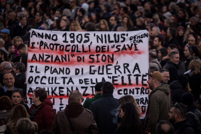 No Green Pass Protest In Italy, Rome - 20 Nov 2021