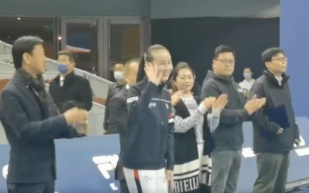 Media de stat a făcut publice noi imagini cu jucătoarea de tenis Peng Shuai la un eveniment sportiv