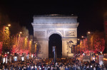 Christmas Lights Launching On Champs Elysees