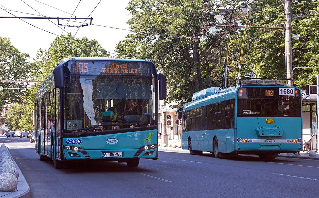 Niciun tramvai și niciun autobuz nu circulă în Galați. Oamenii care voiau să ajungă la serviciu au fost luați prin surprindere