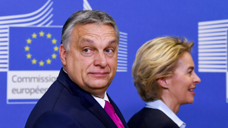 Viktor Orban si Ursula von der Leyen