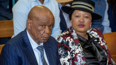 Fostul prim-ministru din Lesotho, Thomas Thabane și soția lui, MaesaiahThabane