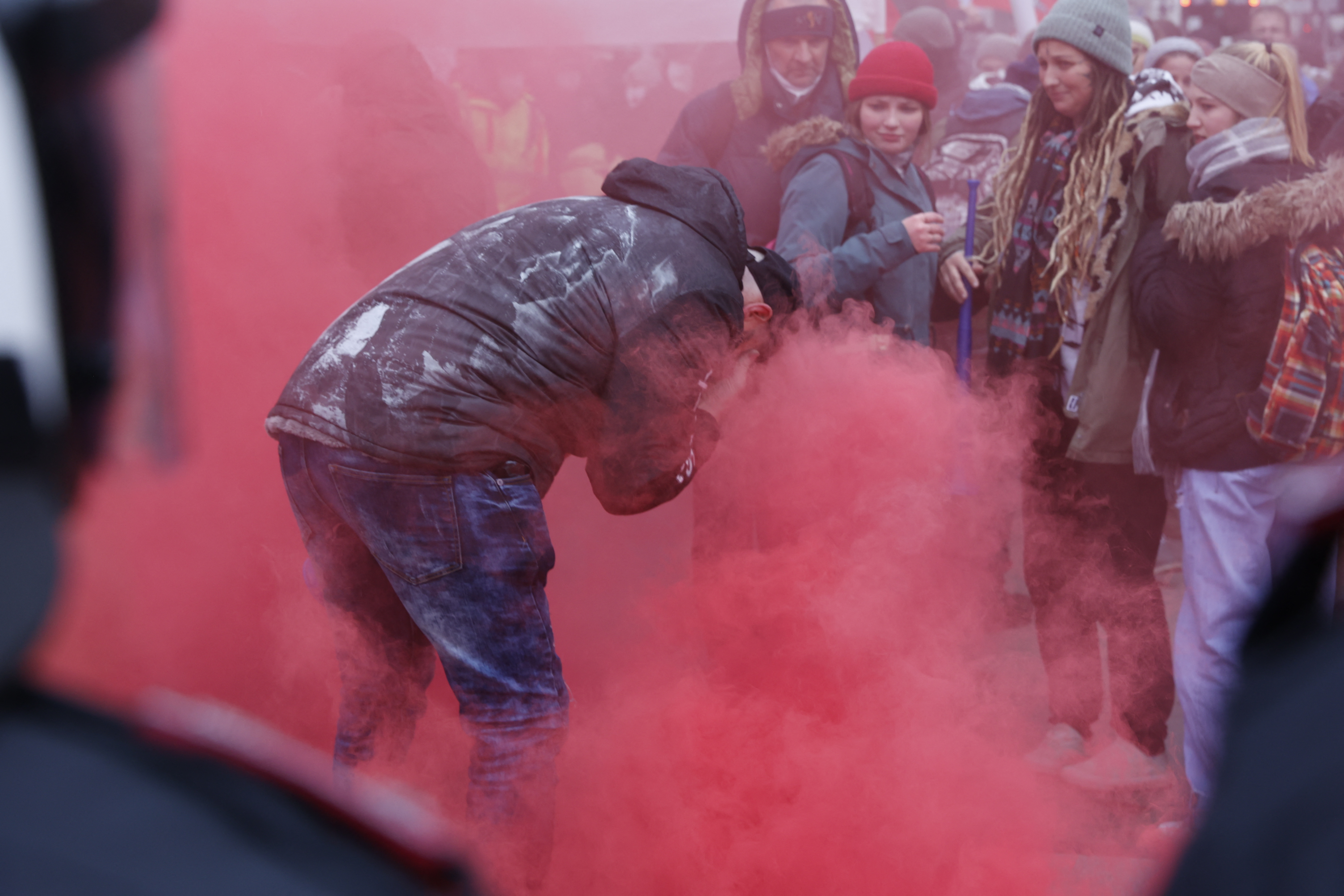 Protest cu peste 40.000 de oameni, la Viena, împotriva lockdown-ului și a vaccinării obligatorii