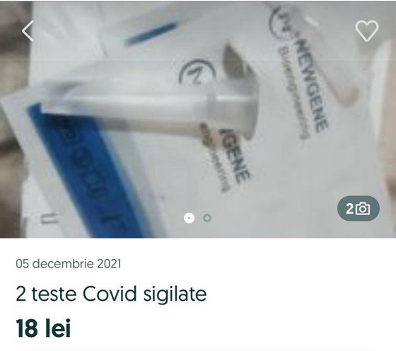 În loc să își testeze copiii acasă, unii părinți vând pe internet testele de salivă primite de la școală