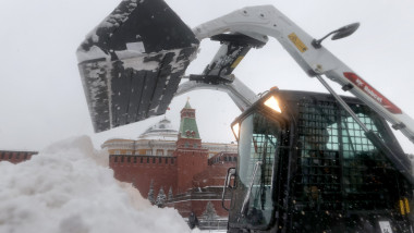 ninsoare in moscova