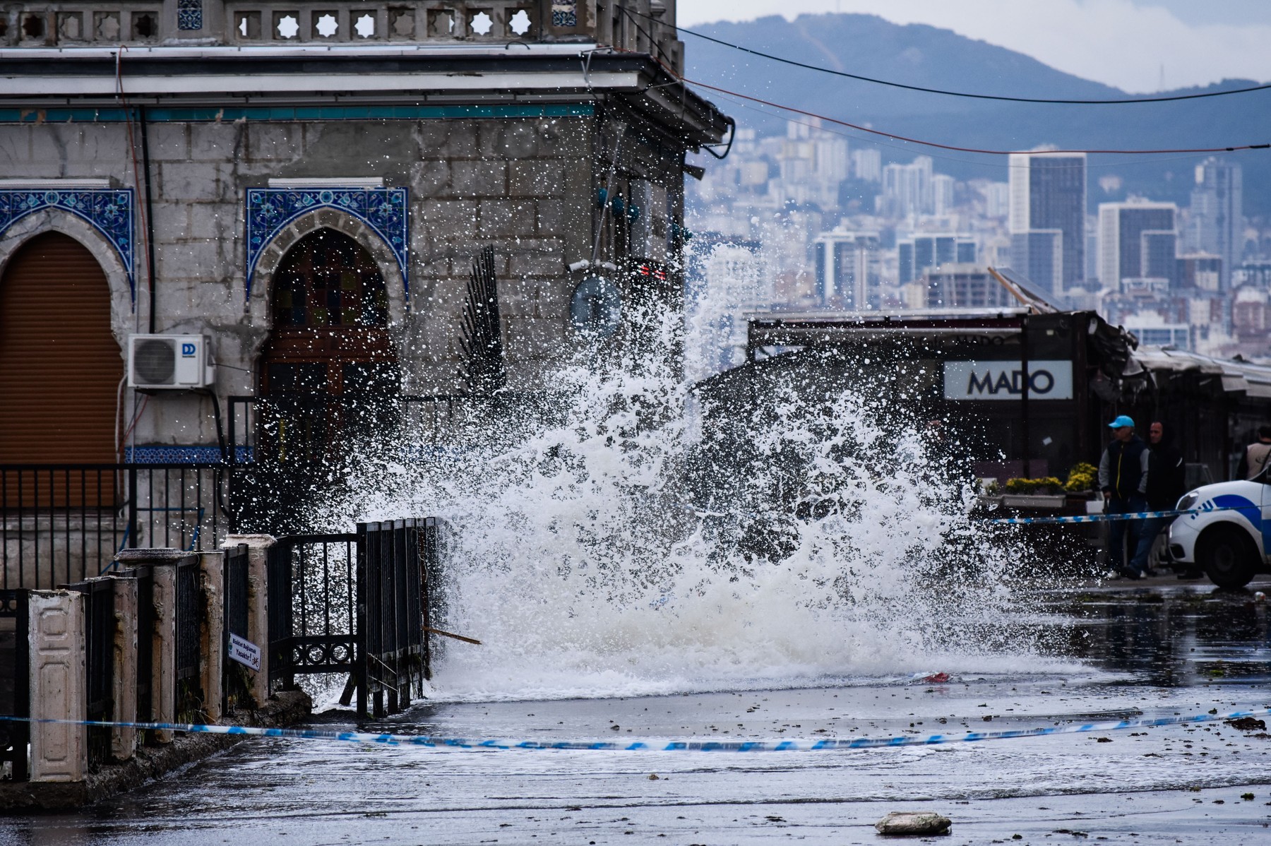 Powerful wind storm, Istanbul, Turkey - 30 Nov 2021