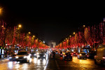 PARIS: The Champs Elysees illuminated for Christmas