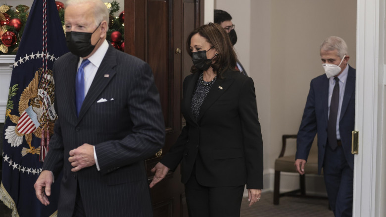 President Joe Biden provides an update on the Omicron variant