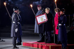 Military grand tattoo in honor of acting German Chancellor Angela Merkel, Berlin, Germany - 02 Dec 2021