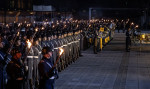 Military grand tattoo in honor of acting German Chancellor Angela Merkel, Berlin, Germany - 02 Dec 2021