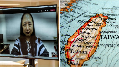 ministra Tang și harta cu Taiwan