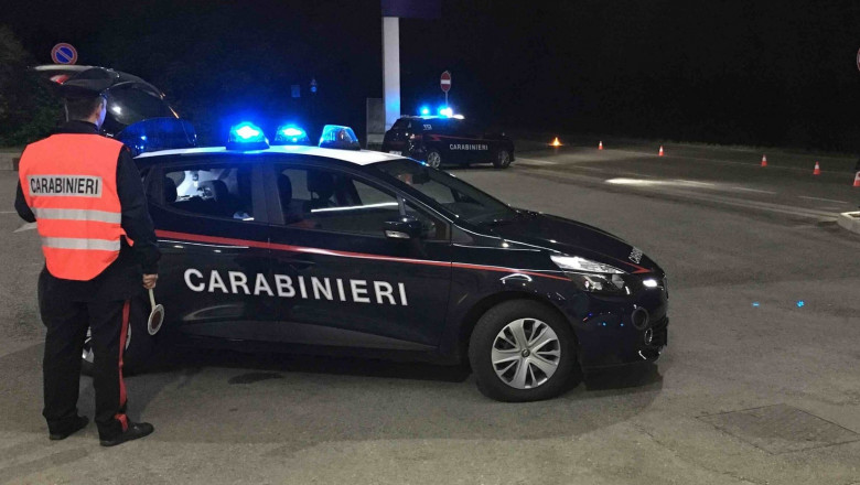 Mașină de poliție în Italia