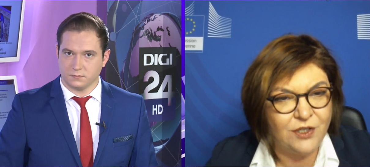 Adina Vălean, la Interviurile Digi24.ro: Sunt obligații pe care România trebuie să le respecte. Poți să pierzi banii dacă întârzii