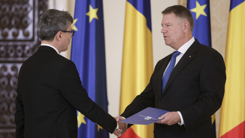 klaus iohannis si virgil popescu