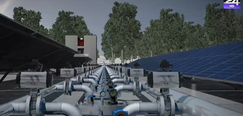 Energia soarelui, stocată în apă și apoi transformată în electricitate