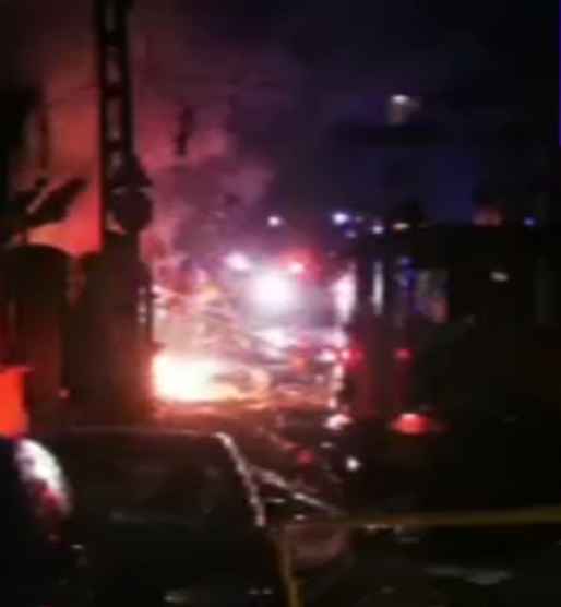 Explozie puternică, urmată de incendiu, la o pensiune din Cluj-Napoca. Doi oameni au fost răniți