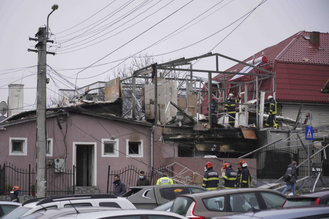 Explozie urmată de incendiu la o pensiune din Cluj-Napoca