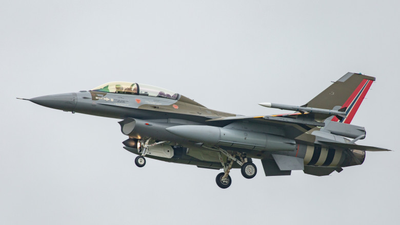 Norwegian F-16BM Fighter, Kleine Brogel, Belgium - 13 Sep 2019
