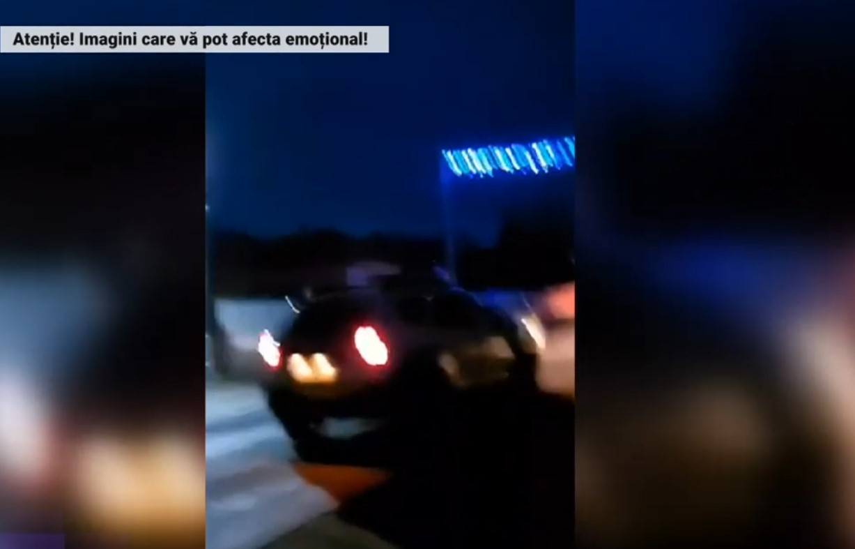 VIDEO. Imagini din timpul urmăririi cu focuri de armă, în care un copil de 13 ani a fost rănit