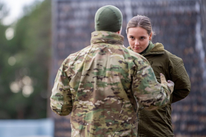 Rena Leir, Norway. 20th Nov, 2021. Rena 20211120.Princess Ingrid Alexandra visits Rena Leir. The visit is a confirmation gift from the Armed Forces.Photo: Annika Byrde / NTB Credit: NTB Scanpix/Alamy Live News