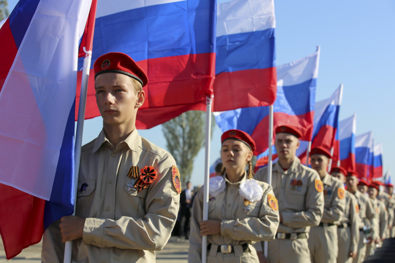 Defenders of Russia congress of veterans in Donetsk People's Republic