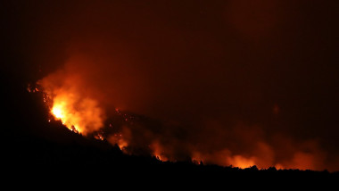 Incendiu forestier în Argentina.