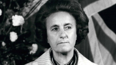 Elena Ceaușescu face declarații.