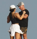 PREMIUM EXCLUSIVE: *NO WEB UNTIL 1230PM EST 23RD DEC* Jeff Bezos and Lauren Sanchez enjoy some PDA while hiking during a winter vacation in St-Barts