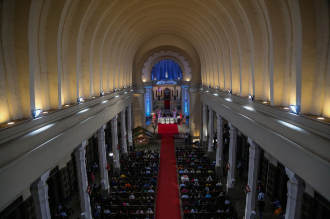 Christmas Midnight Mass service in Sri Lanka