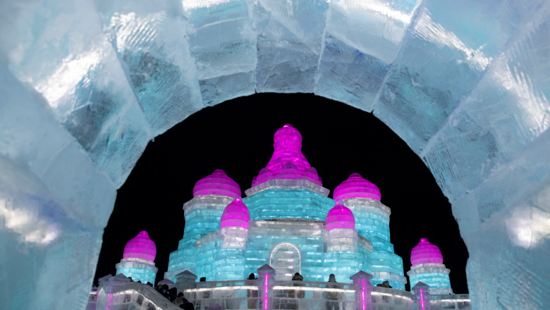 „Regatul de gheață” din nordul Chinei