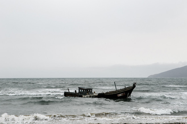 Flotila-fantomă din Coreea de Nord eșuată de-a lungul coastei rusești