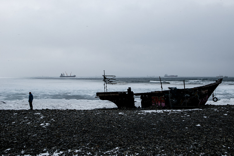 Flotila-fantomă din Coreea de Nord eșuată de-a lungul coastei rusești