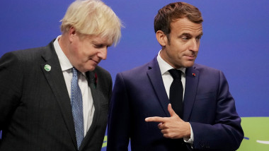 Boris Johnson și Emmanuel Macron