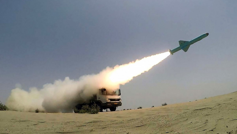 Rachetă lansată de armata iraniană.