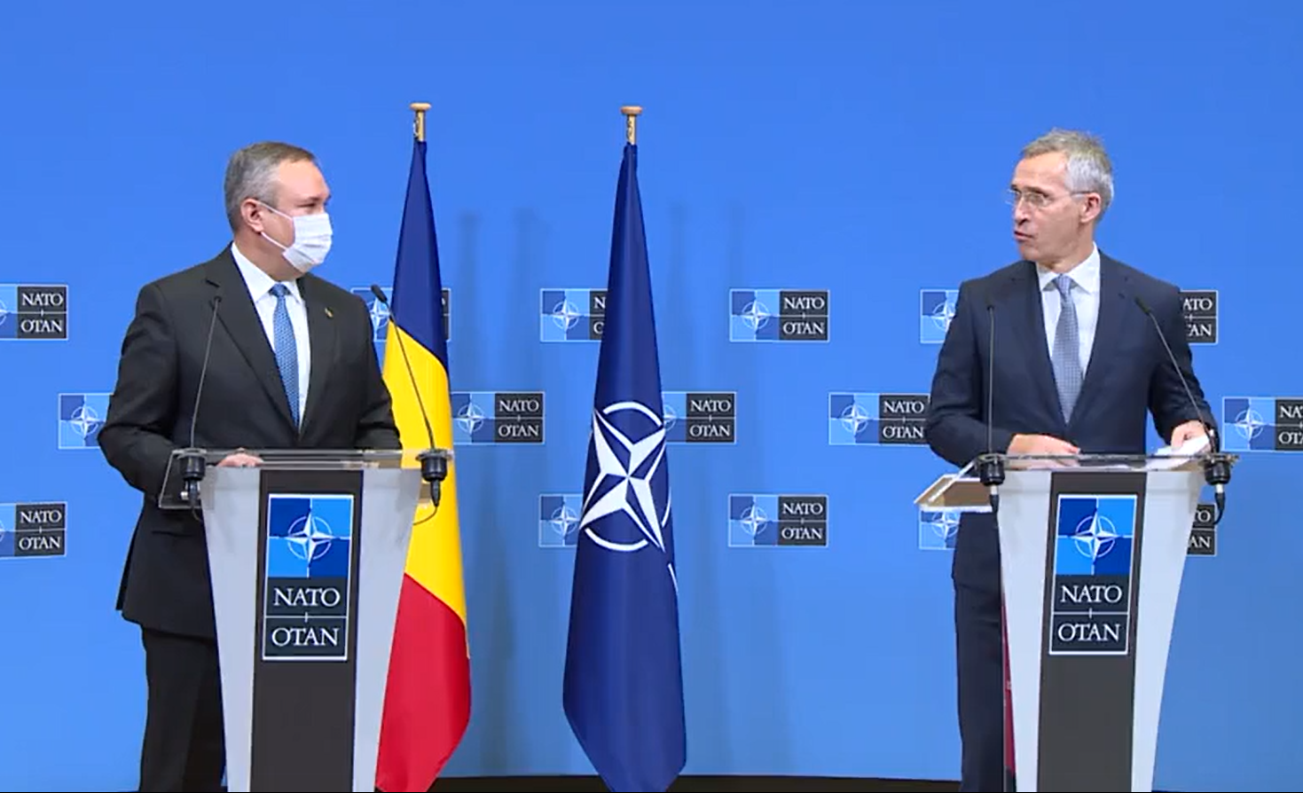 Nicolae Ciucă: Comasarea trupelor rusești la granița cu Ucraina este neprovocată şi nejustificată.  NATO îşi va apăra toţi membrii