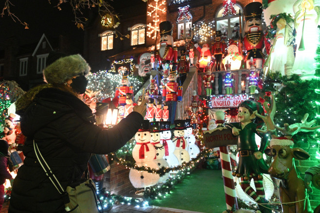 Dyker Heights Christmas Lights, New York, USA - 21 Dec 2021
