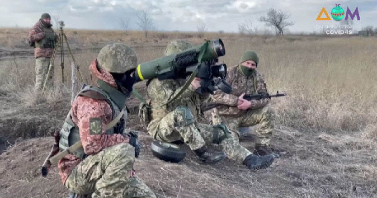 Ukrajinska vojska izvaja ameriške protitankovske vaje v bližini separatističnega območja na vzhodu