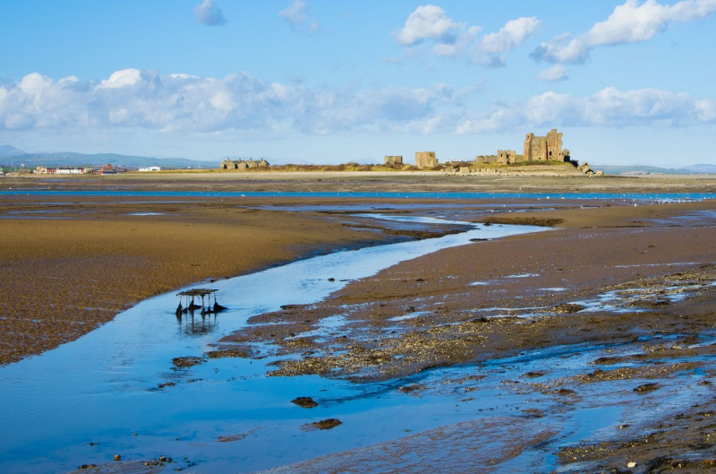 Piel Island from South Walney beach