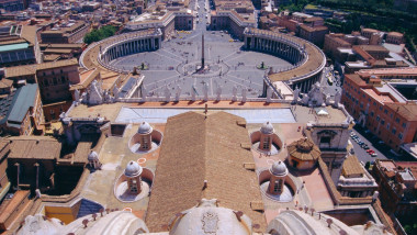Vaticanul, văzut de sus