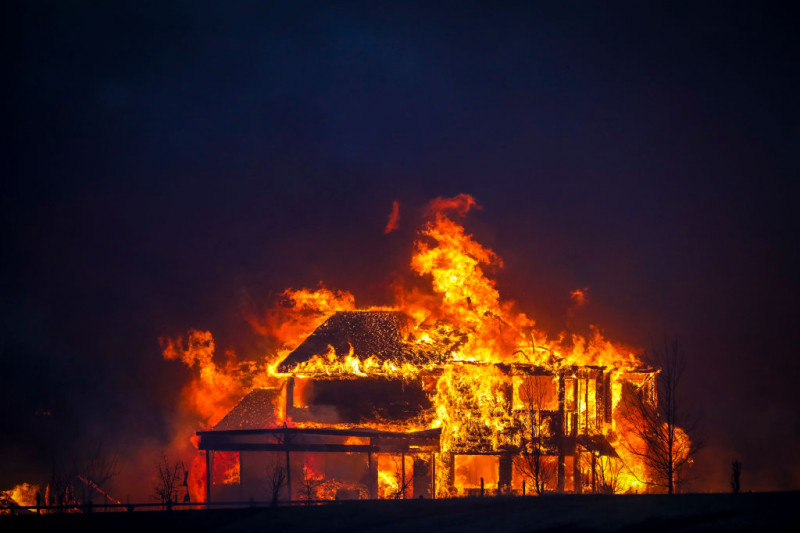 Sute de case au fost complet distruse de un incendiu uriaș, în Colorado FOTO: Getty Images